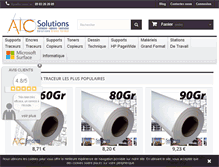 Tablet Screenshot of aic-solutions.com